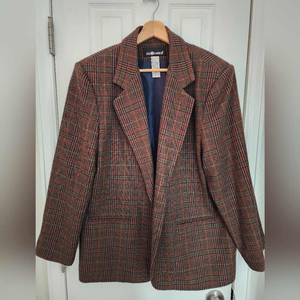 Vintage Wool Blend Blazer